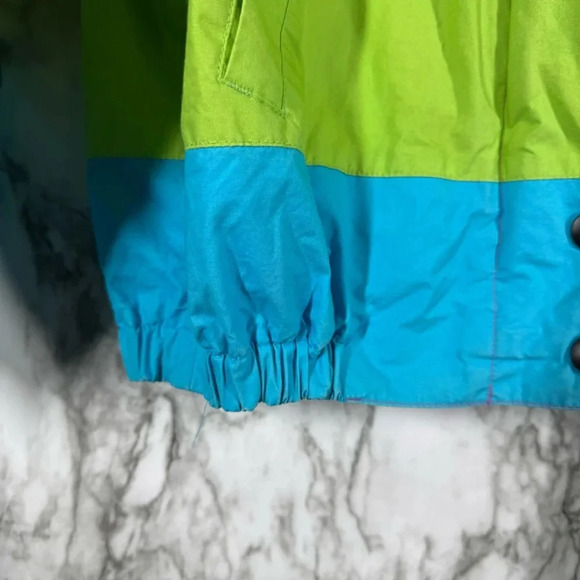 Vintage Nautical Color Block Neon Pink, Blue and Green Jacket Sz Small - Picture 7 of 10